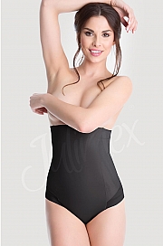 Julimex Shapewear 141 Mesh Figi wysoka talia - czarny