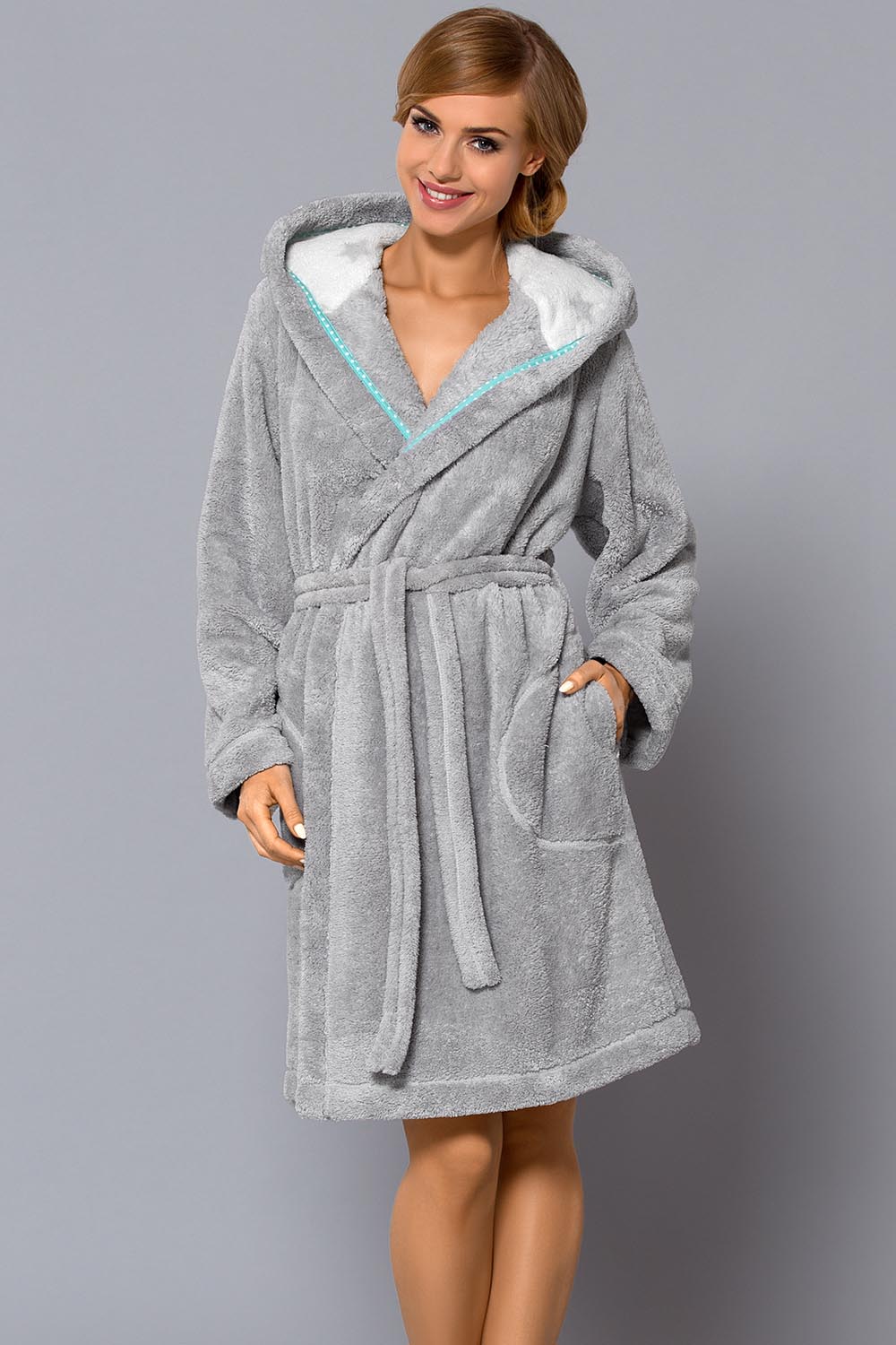 Халат Женский Теплый Пушистый Купить