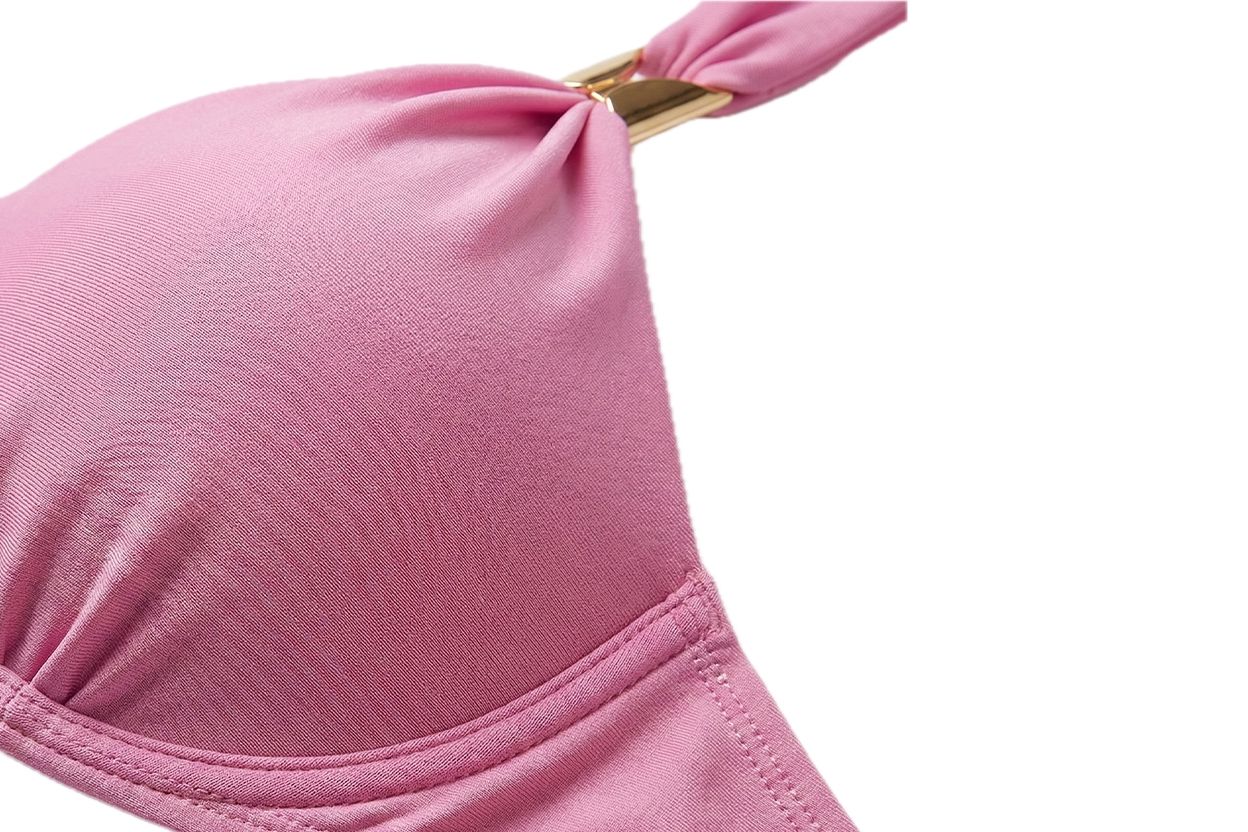 Marko - Góra do kostiumu Polly M-800  różowo-bakłażanowy Foto 6