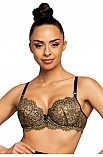 Mat 3703/11 Chelsea - biustonosz push-up Mat 3703/11 Chelsea - khaki-czarny - miniatura
