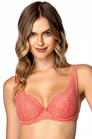 Biustonosz usztywniany Mat Lingerie 4050/22 - koral