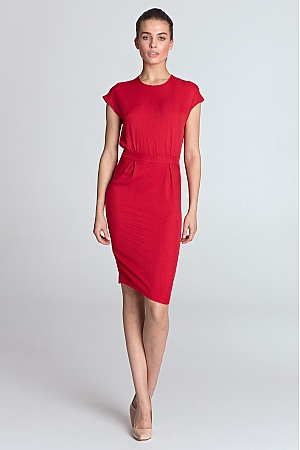 Nife - Sukienka ołówkowa - czerwony