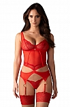 Gorset Cupide Desir Obsessive - Gorset Cupide Desir + stringi czerwony