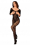 Obsessive G329 bodystocking - czarny - miniatura