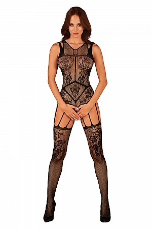 Obsessive Bodystocking F239 - czarny