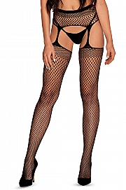 Obsessive Garter stockings S815 - czarny