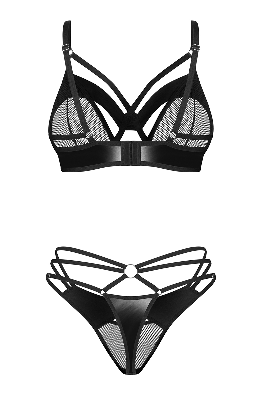 Obsessive Dominna 2-pcs set - black