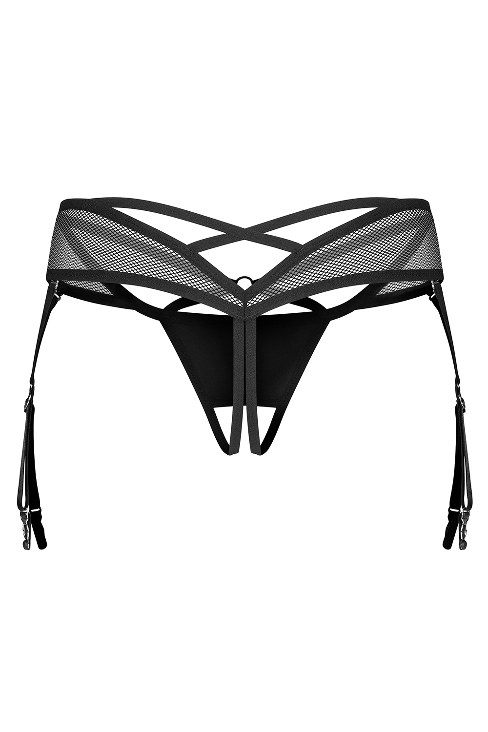 Obsessive Dominna crotchless thong - black
