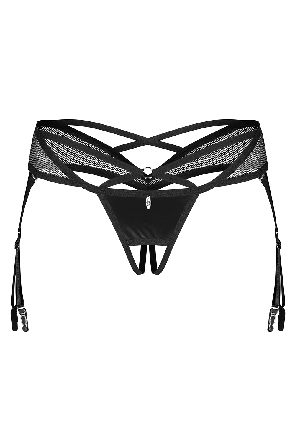Obsessive Dominna crotchless thong - black