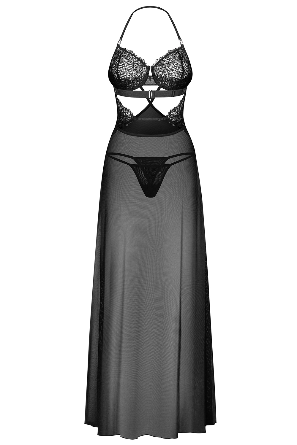 Obsessive Iliosa chemise - czarny