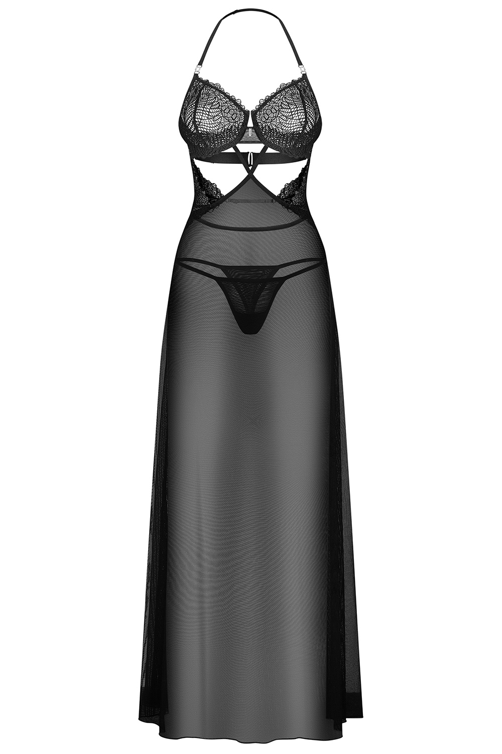 Obsessive Iliosa chemise - czarny