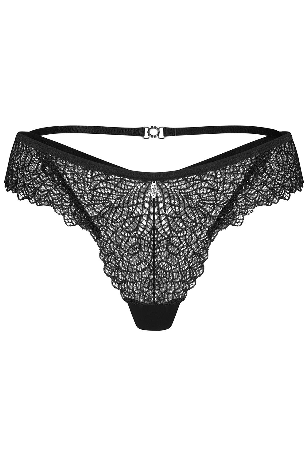 Iliosa panties Obsessive - stringi koronkowe - czarny Iliosa panties Obsessive - stringi koronkowe - czarny