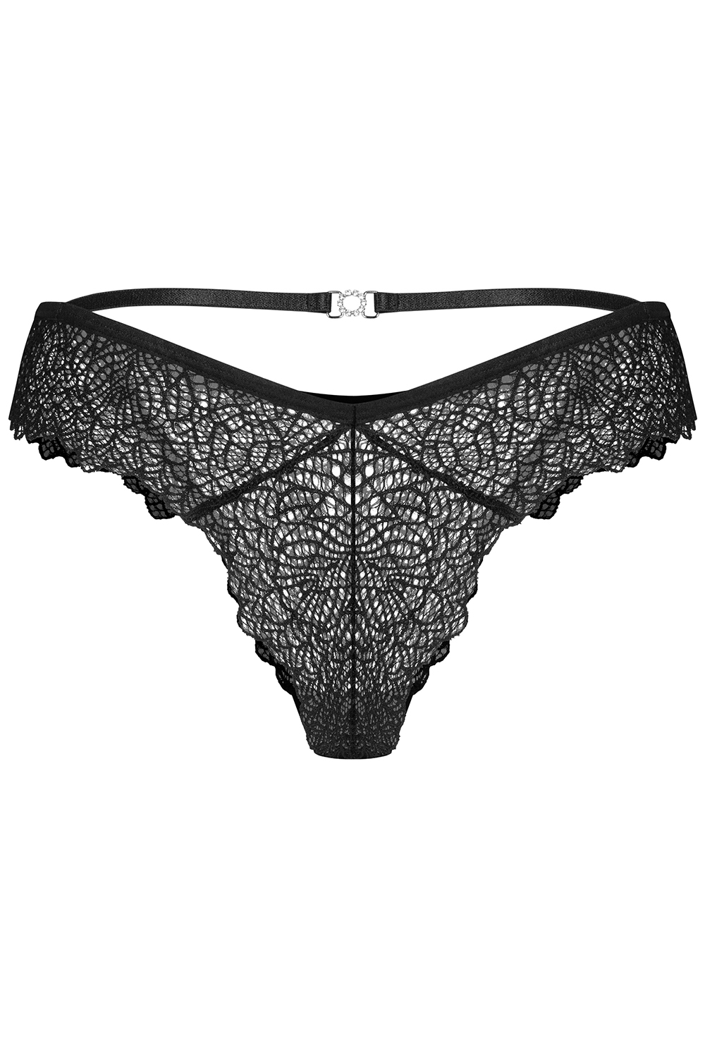 Iliosa panties Obsessive - stringi koronkowe - czarny Iliosa panties Obsessive - stringi koronkowe - czarny