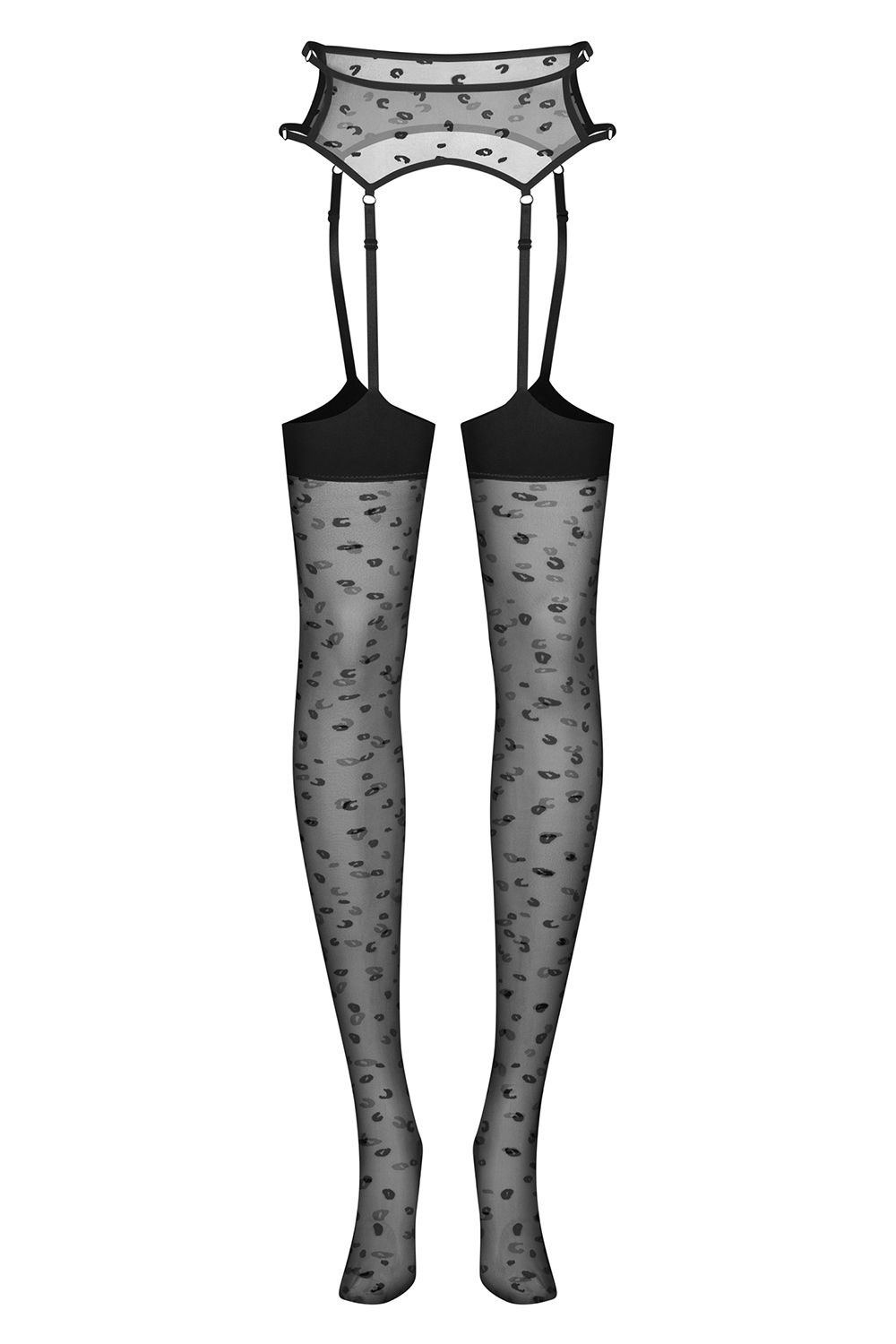 Obsessive Isinne garter stockings - black Obsessive Isinne garter stockings - black