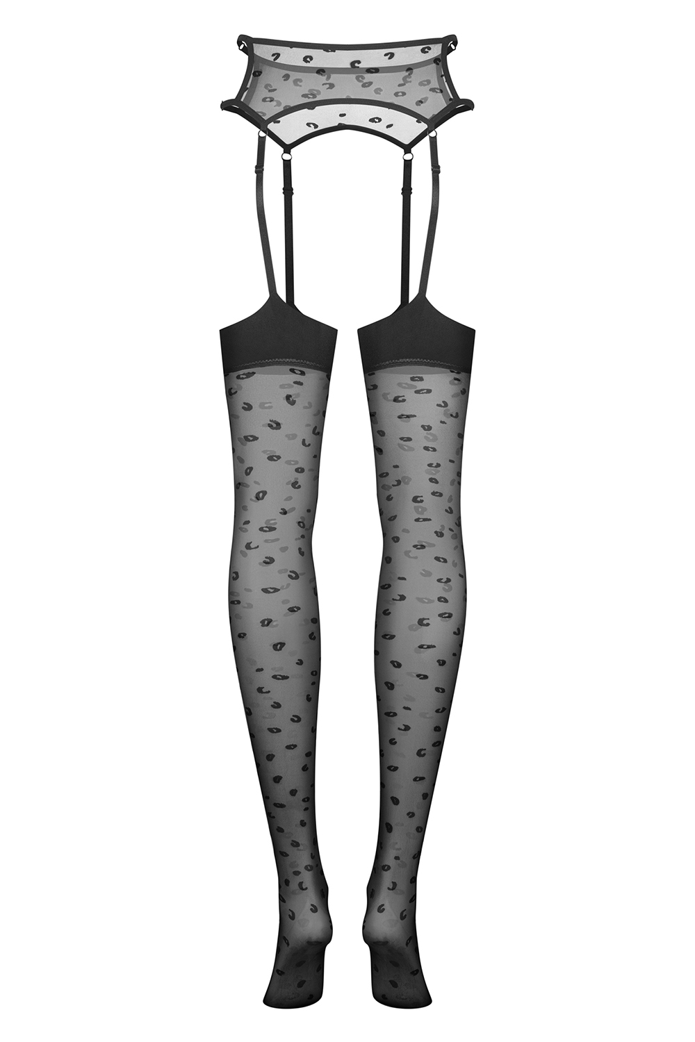 Obsessive Isinne garter stockings - black Obsessive Isinne garter stockings - black