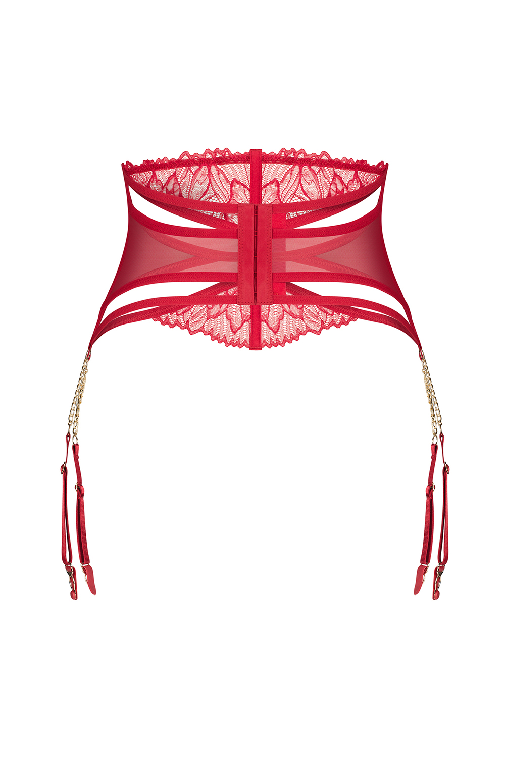 Obsessive Matildea garter belt - czerwony Obsessive Matildea garter belt - czerwony