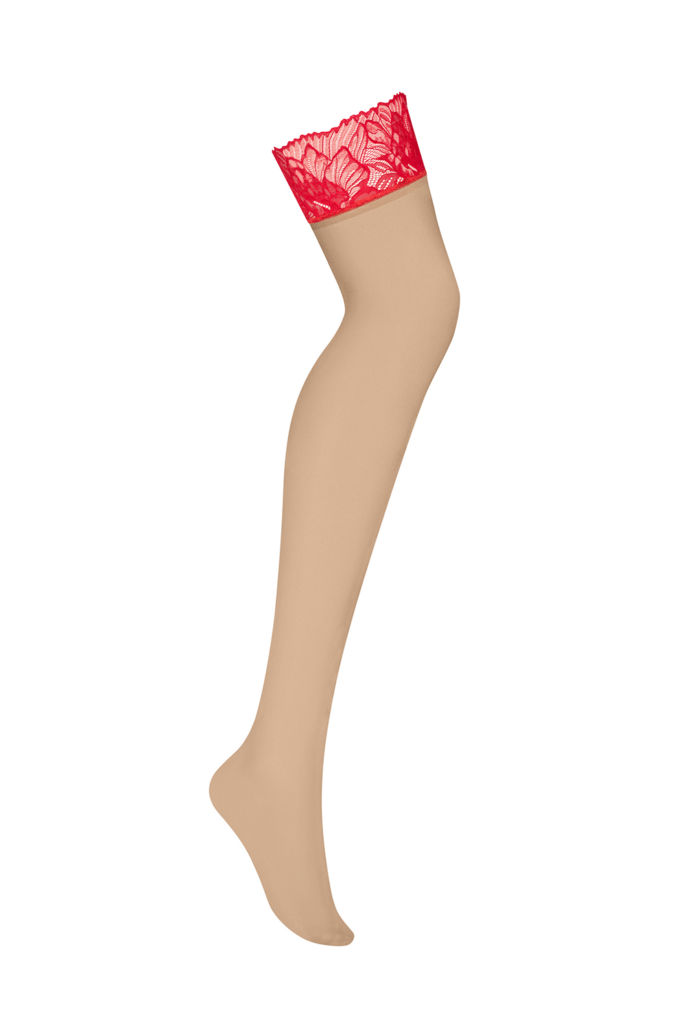 Obsessive Matildea stockings - czerwony