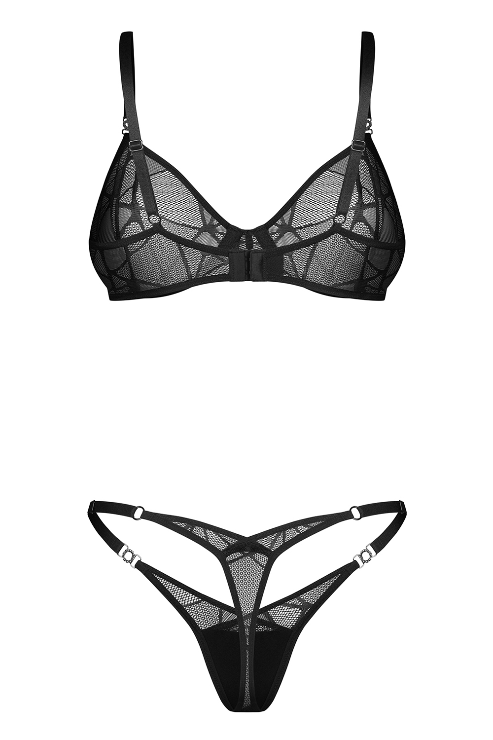 Obsessive Olianna 2-pcs set - black
