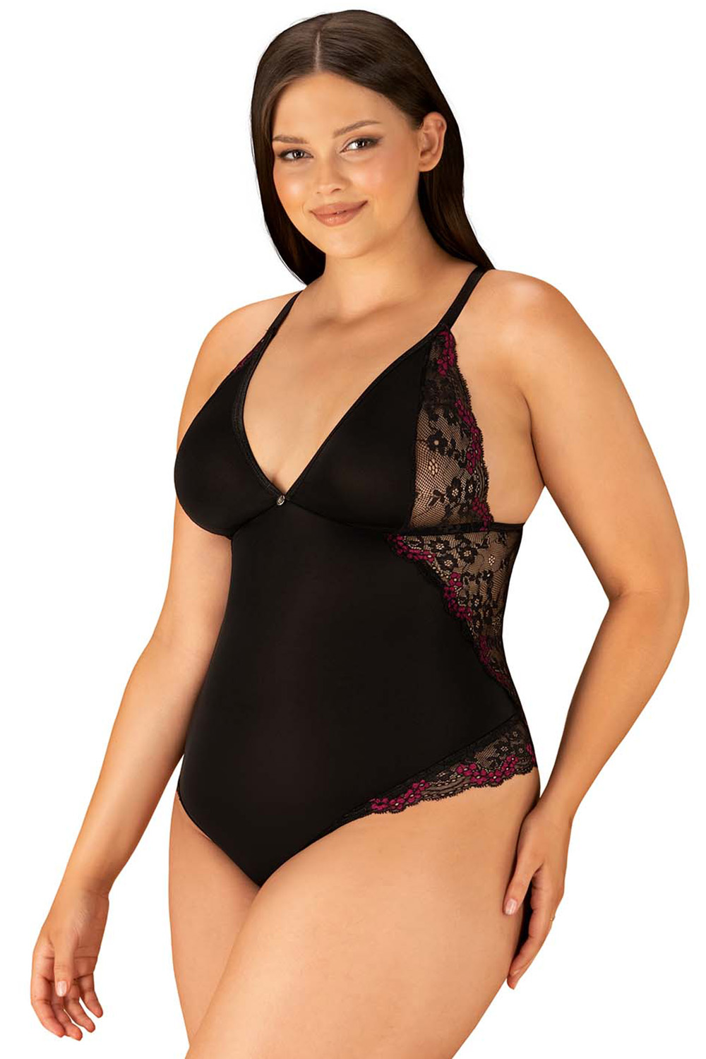 Obsessive Vanessme teddy - czarny Obsessive Vanessme teddy - czarny