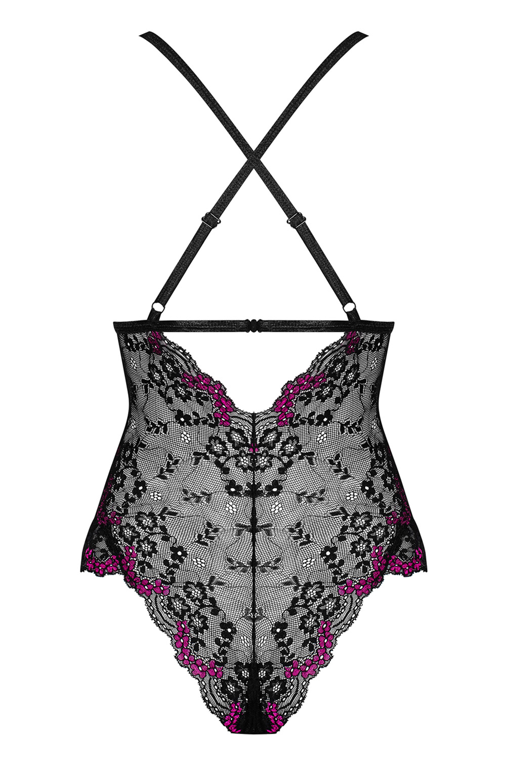 Obsessive Vanessme teddy - czarny Obsessive Vanessme teddy - czarny