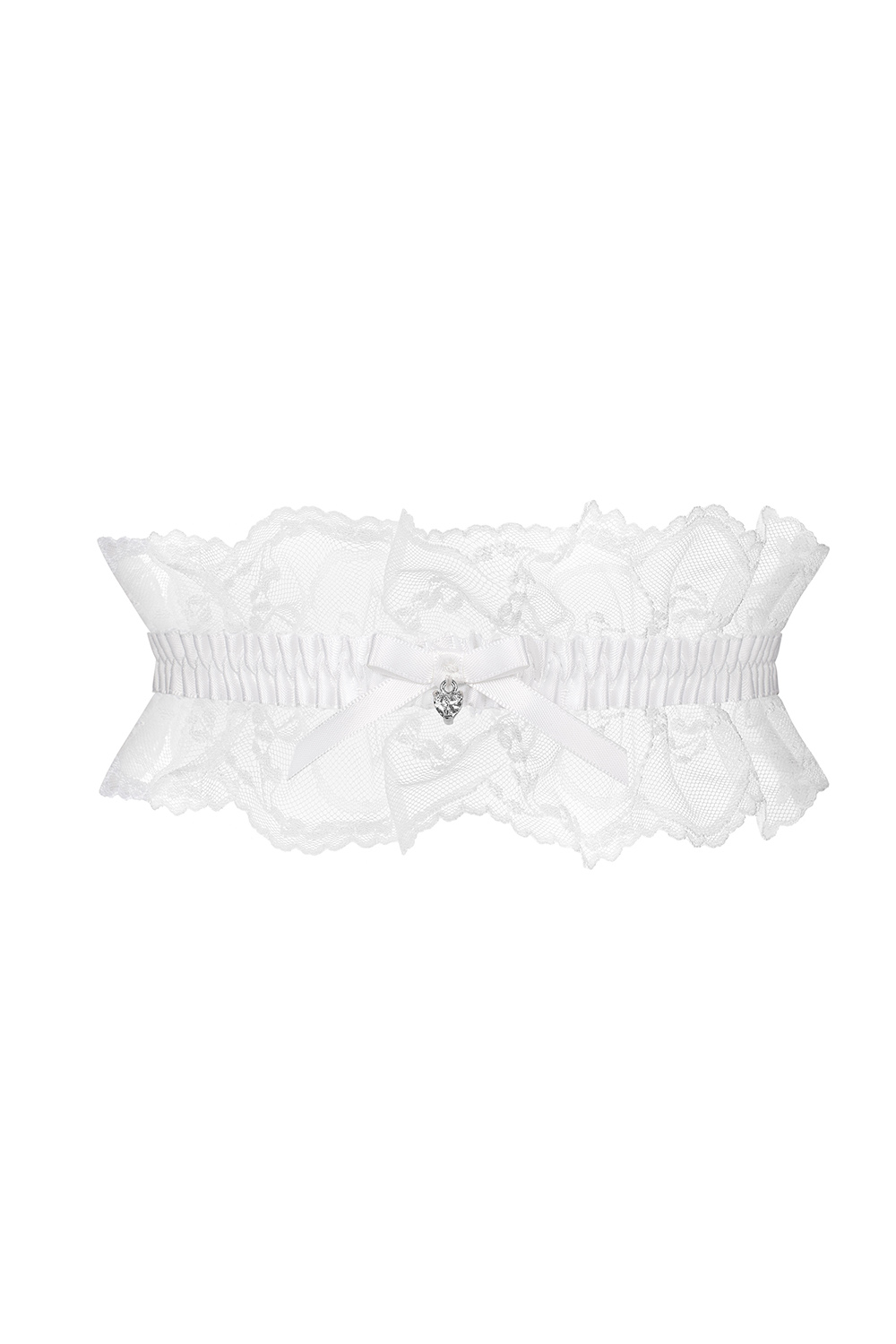 Obsessive Weddya garter - white