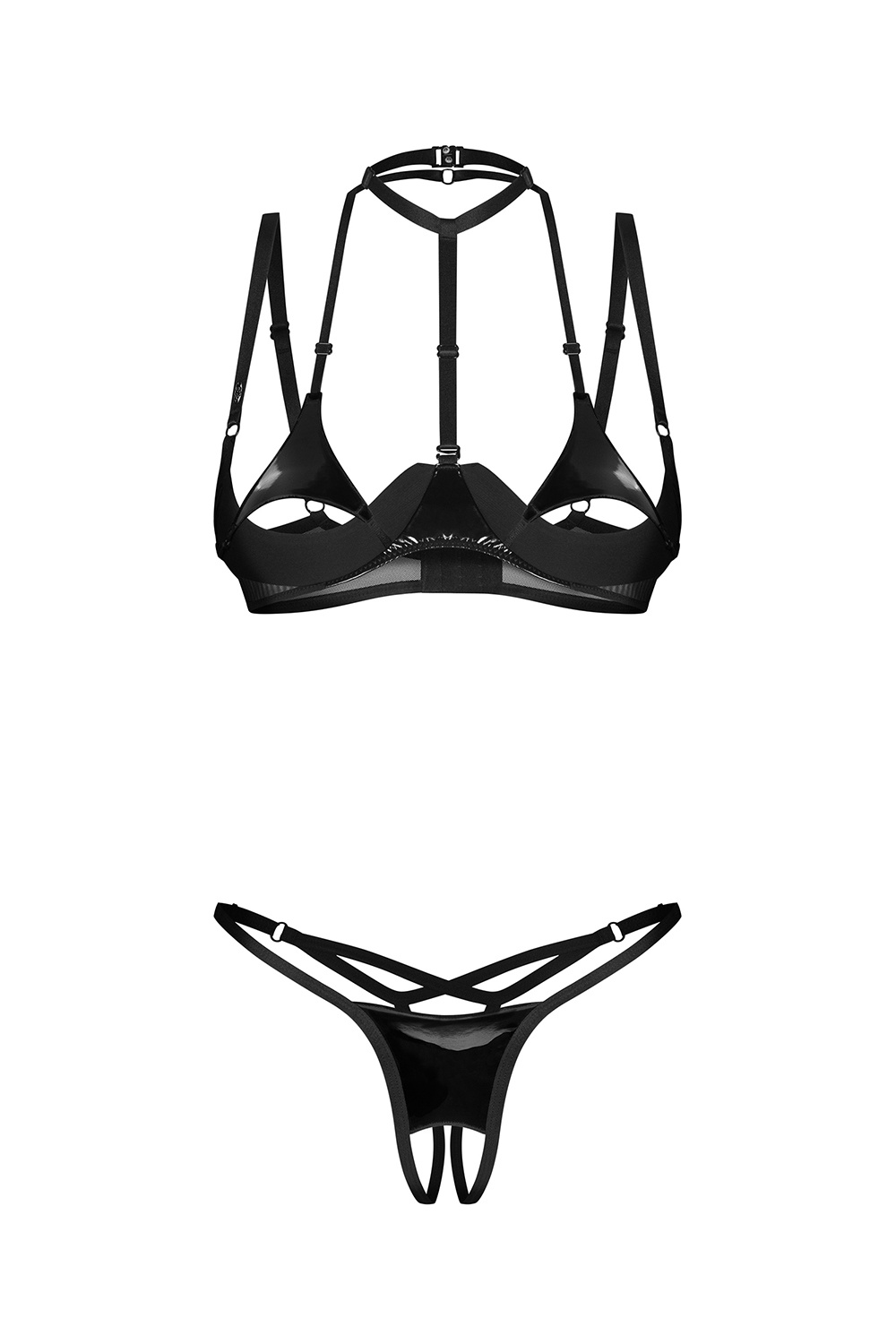 Rolleya 2-pcs crotchless