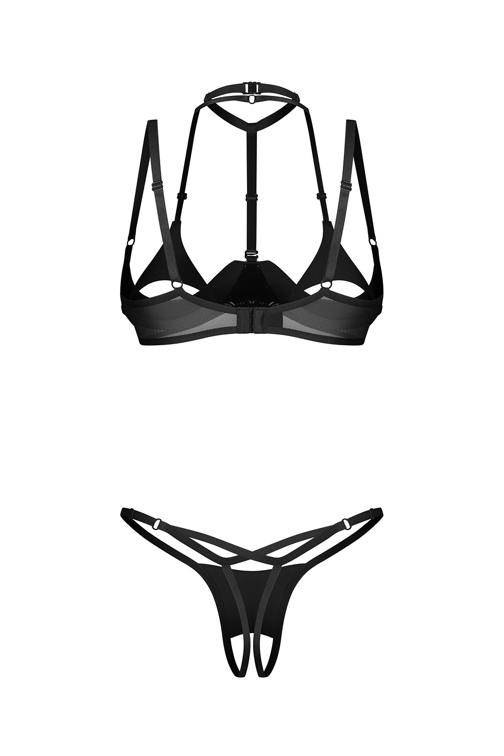 Rolleya 2-pcs crotchless