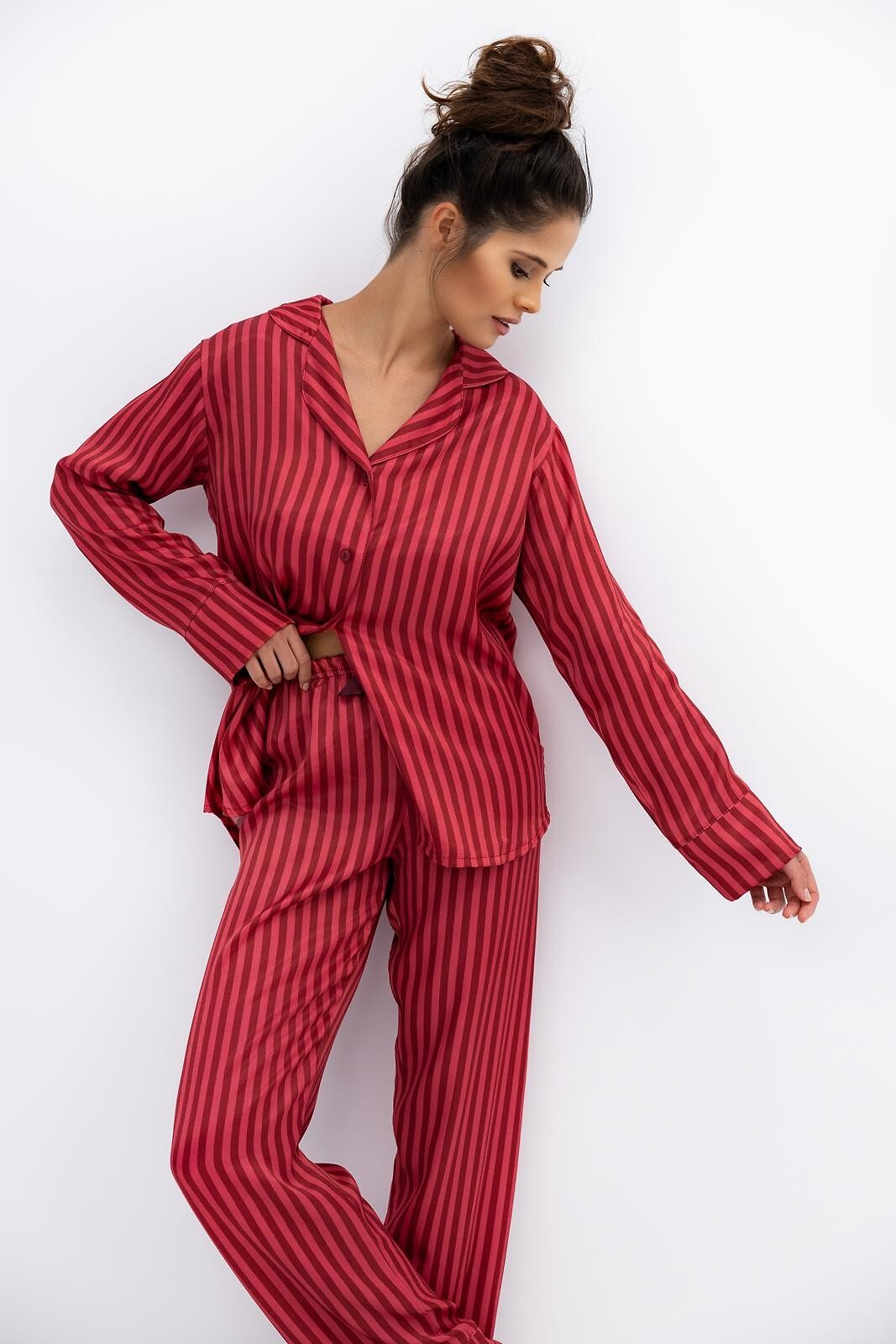 Piżama Sensis Rosemary dł/r rozpinana Piżama Sensis Rosemary dł/r rozpinana