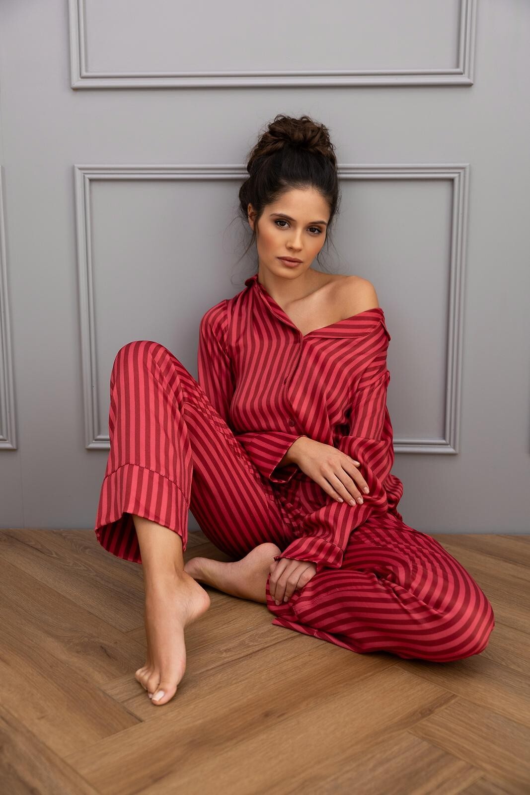 Piżama Sensis Rosemary dł/r rozpinana Piżama Sensis Rosemary dł/r rozpinana