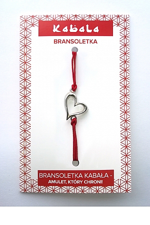 Bransoletka Kabała - Serce - Aprilio Jewelery